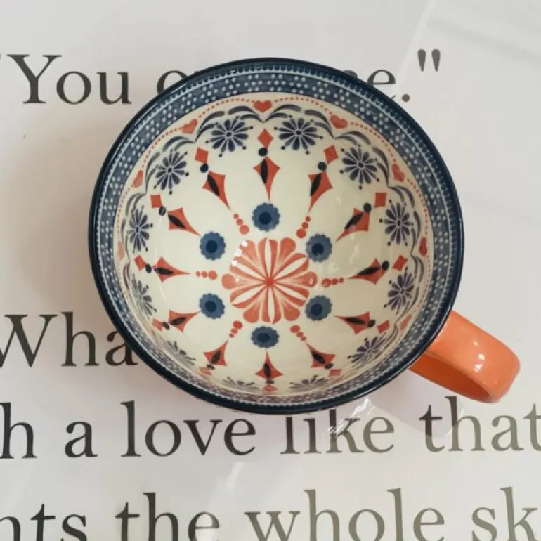 A Cup Full Of Coffee Orange (single piece)