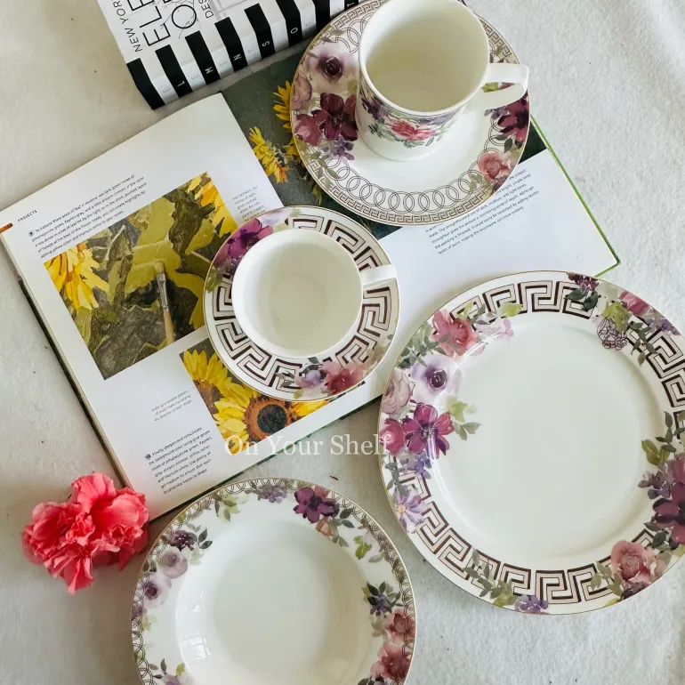 Amethyst Reverie (18 Piece Plate Set)