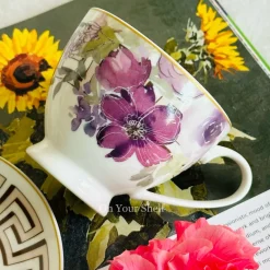 Amethyst Reverie TeaCups (Set Of Six TeaCups & Saucers)