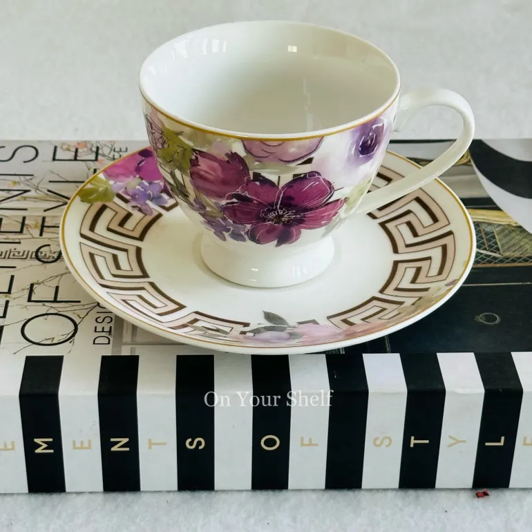 Amethyst Reverie TeaCups (Set Of Six TeaCups & Saucers)