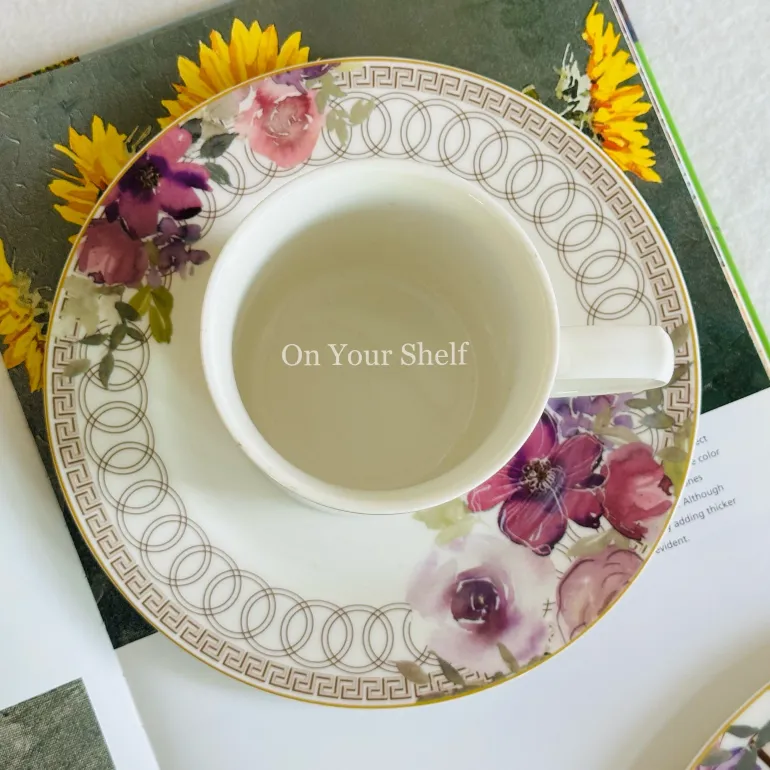 Amethyst Reverie TeaCups (Set Of Six TeaCups & Saucers)