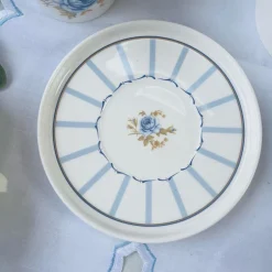 Angela Blue Rose (set of six cups and saucers)