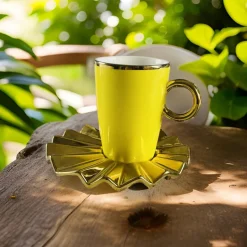 Angela Crisp Morning (set of six cups and saucers)