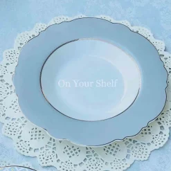 Angela Moroccan Grey - 18 Piece Plate Set