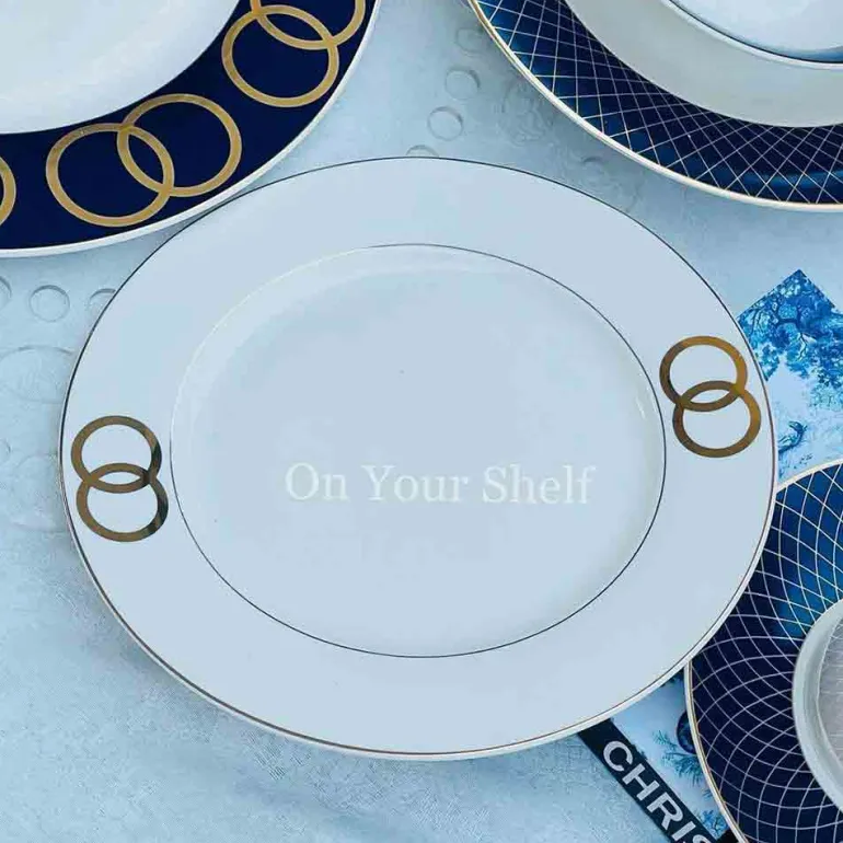 Angela Royale Blue (18 Piece Plate Set)