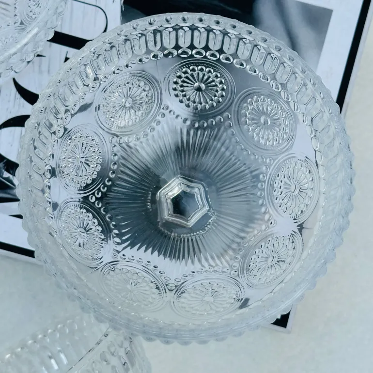 Baroque Dessert Bowls (set of six with stem)