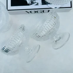 Baroque Dessert Bowls (set of six with stem)
