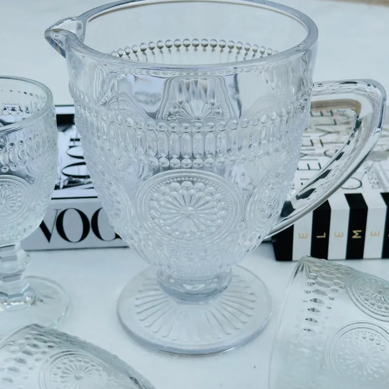 Baroque Jug & Glass Set