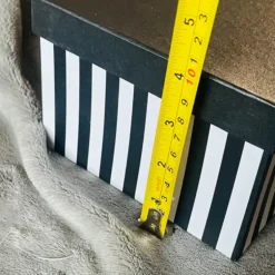 Black & White Striped Box