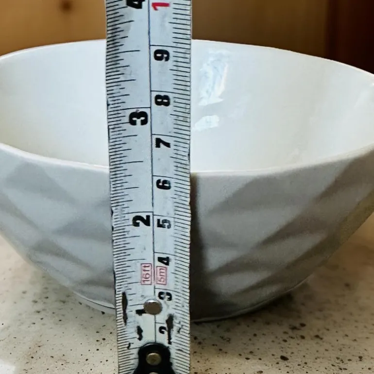 Black Diamond Cut Bowl (single)