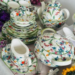 Botanical Paradise Dinner Set (83 Piece Dinner Set)