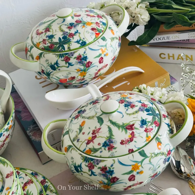 Botanical Paradise Dinner Set (83 Piece Dinner Set)