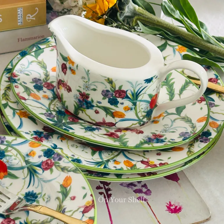 Botanical Paradise Dinner Set (83 Piece Dinner Set)