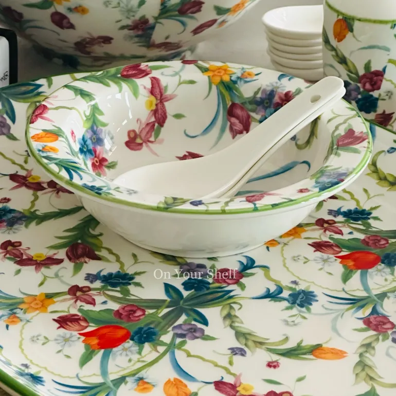 Botanical Paradise Dinner Set (83 Piece Dinner Set)