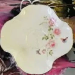 Butterfly Garden Rose Set (set of six cups and saucers)
