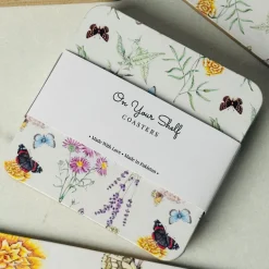 Butterfly Meadow Coasters (Pack Of Six)