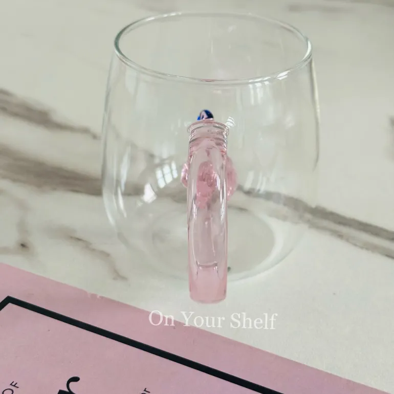 Charm Pink Flamingo Glass (Single Mug)