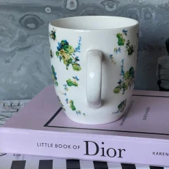 Coffee Mug Roses Bouquet-Green (single piece)