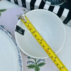 Creme Blue Noodle Bowl Single 4.5 inch