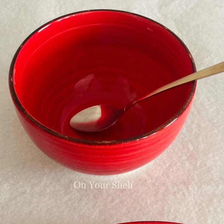 Crimson Swirl Harmony Breakfast Set (16 Piece Set)