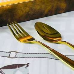 Cutlery Set Gold TDL-Dessert Forks