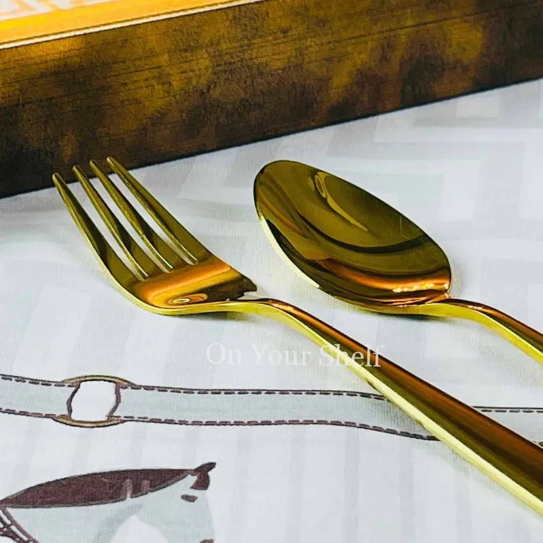 Cutlery Set Gold TDL-Dinning Forks