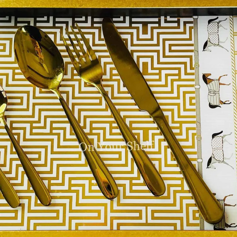Cutlery Set Gold TDL-Knives
