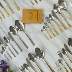 Cutlery Set Smooth Gold 26 Piece