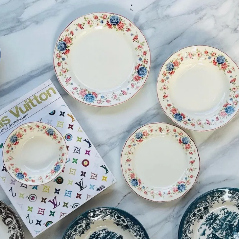 Dessert Bowls Cottage Rose