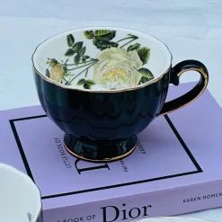English Rose Garden - Midnight Rose Charm (24 piece tea set)