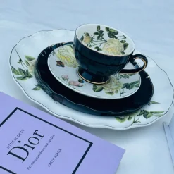 English Rose Garden - Midnight Rose Charm (24 piece tea set)