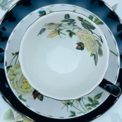 English Rose Garden - Midnight Rose Charm (24 piece tea set)