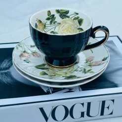 English Rose Garden - Midnight Rose Charm (24 piece tea set)
