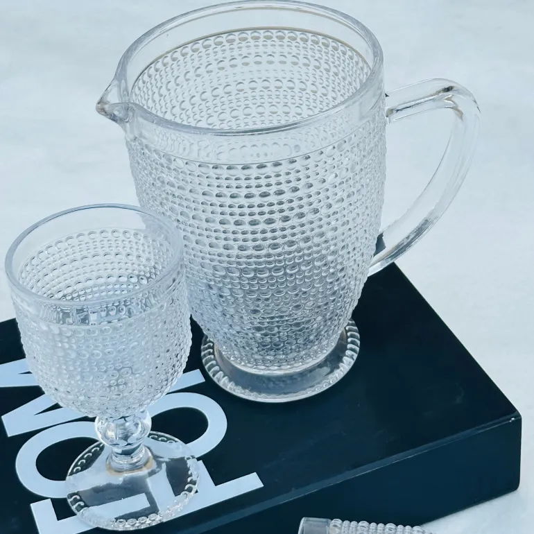 Ethereal Dewdrop Jug & Glass Set