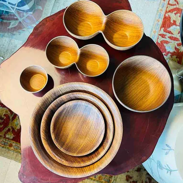 Evelin Trend Round Bowl with Rim 8"