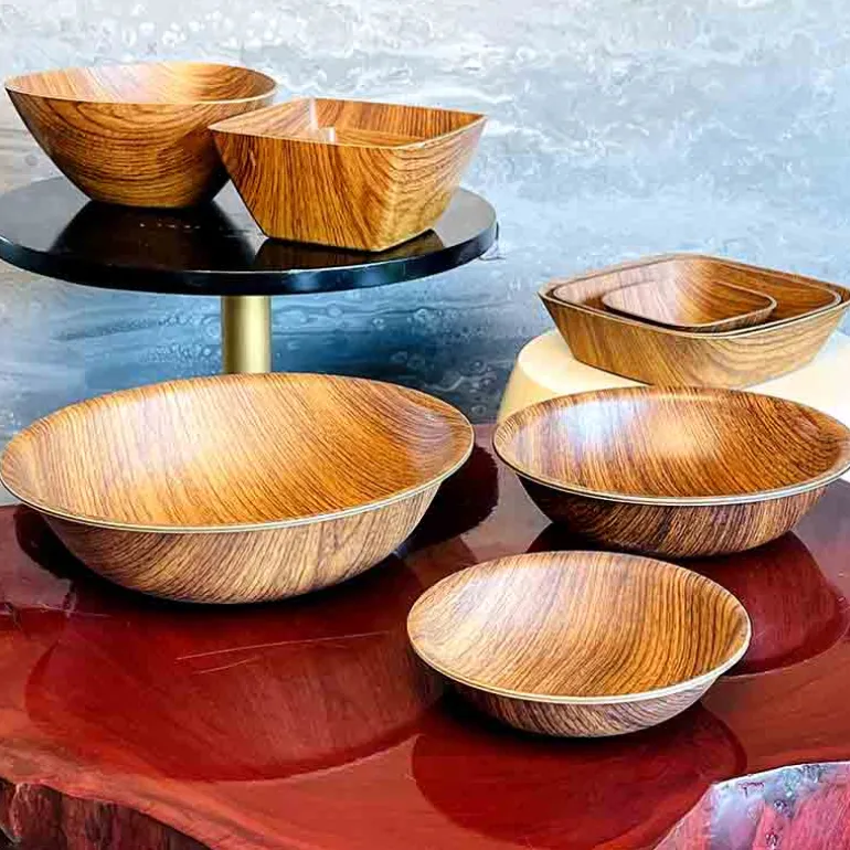 Evelin Trend Round Bowl with Rim 8"