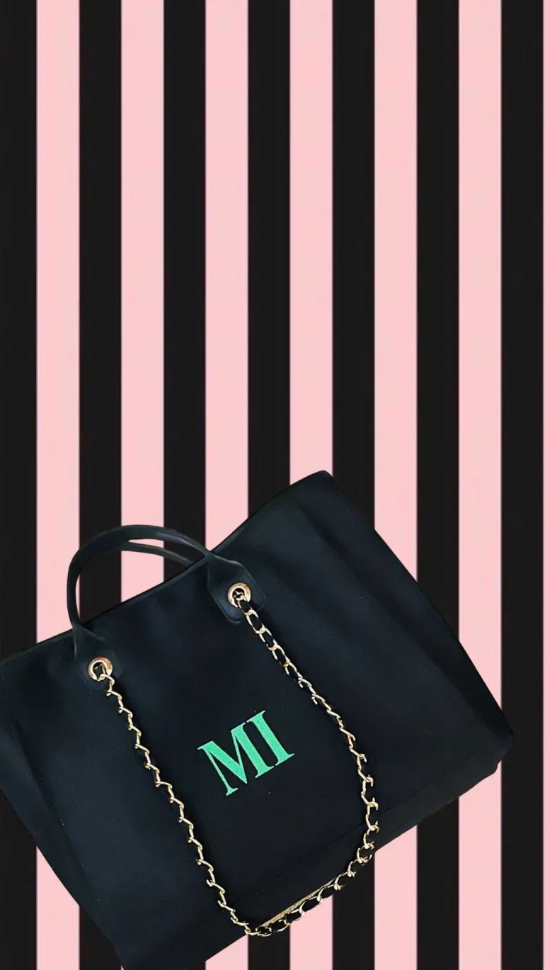 Exclusive Initial Customized Bag (Black)