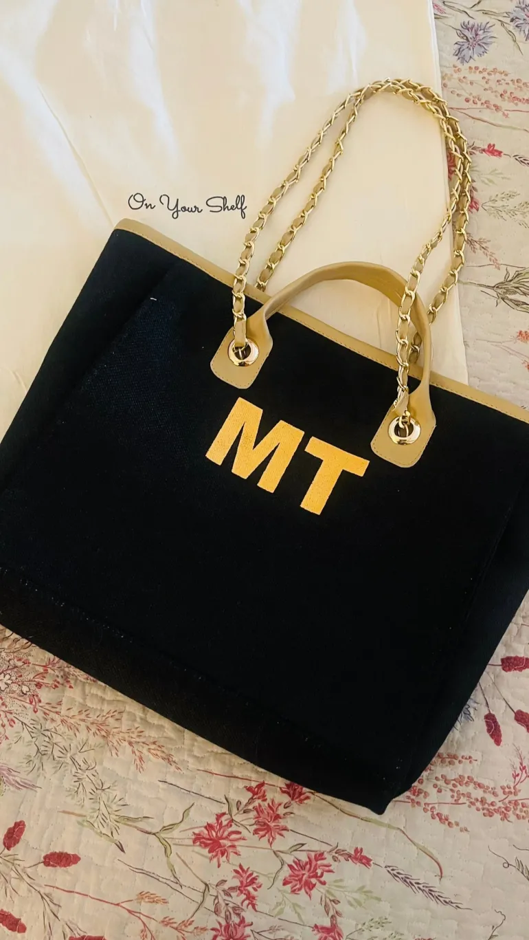 Exclusive Initial Customized Bag (Black)