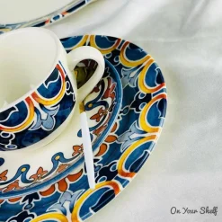 Fleur Seamless 30 Piece Plate Set