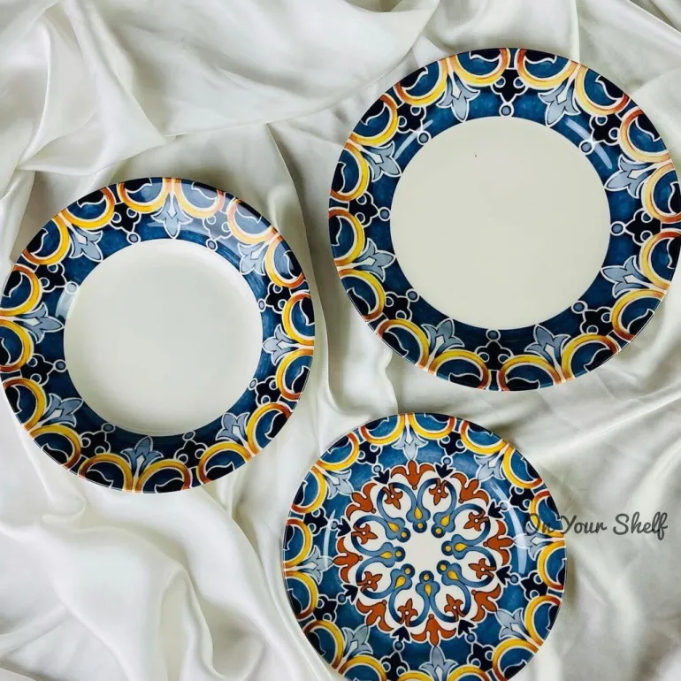 Fleur Seamless 30 Piece Plate Set
