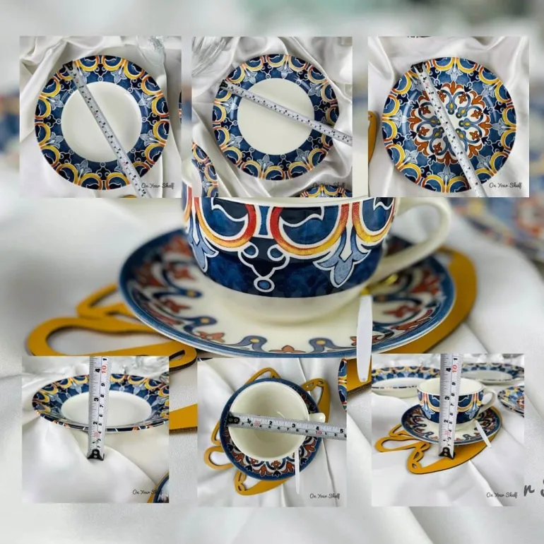 Fleur Seamless 30 Piece Plate Set