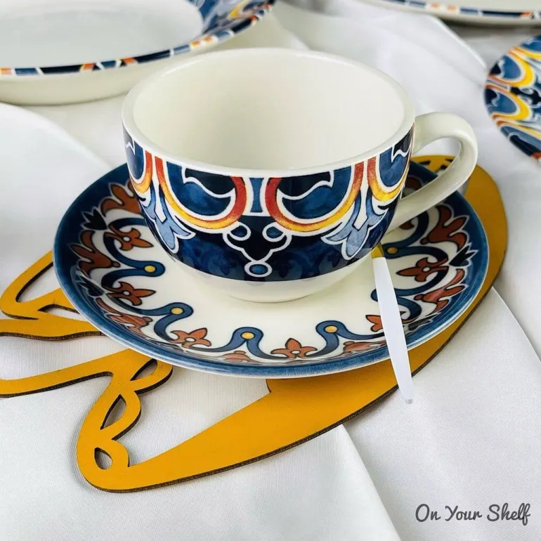 Fleur Seamless 30 Piece Plate Set