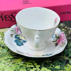 Floral Harmony, Spring Collection : Colourful (set of six cups and saucers)