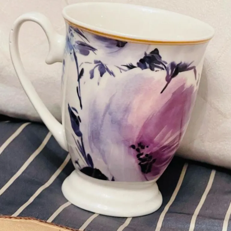 Floral Mugs - Set of Four
