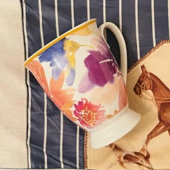 Floral Mugs - Set of Four