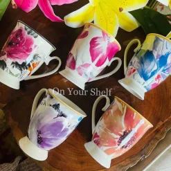 Floral Mugs-Pink Flower