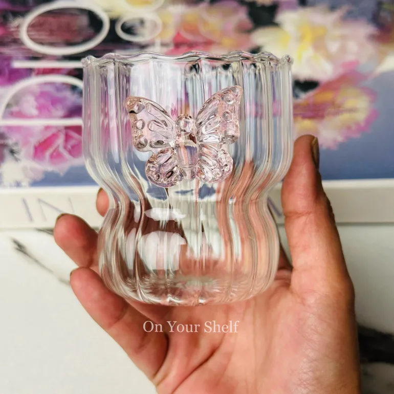 Fluttered Charm Grace Glass (Single Glass)