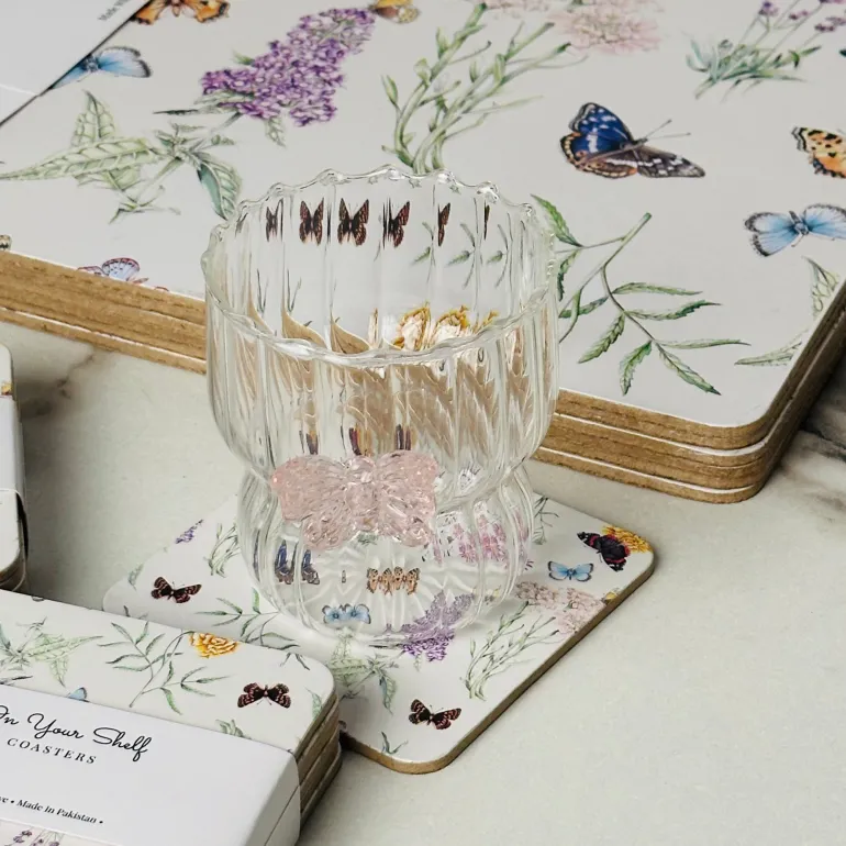 Fluttered Charm Grace Glass (Single Glass)