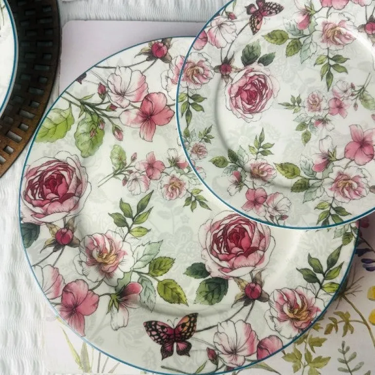 Garden Elegance (18 piece plate set)