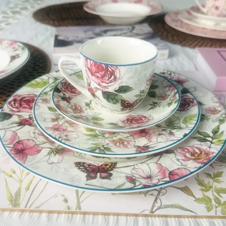 Garden Elegance (18 piece plate set)
